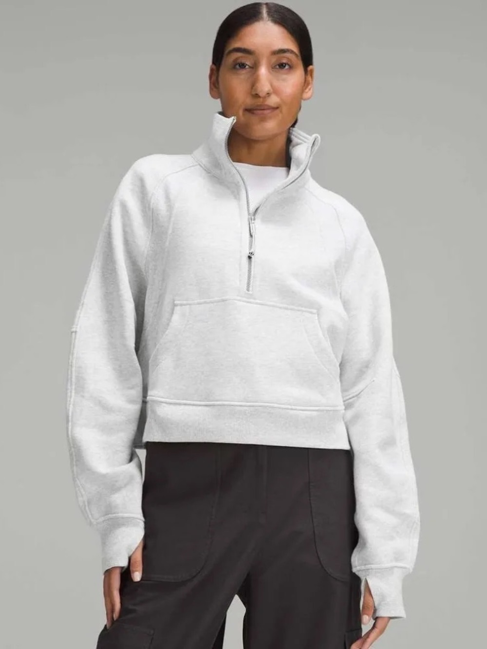 Lululemon scuba oversized funnel neck half zip